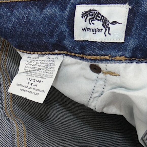 NWT Wrangler Retro Mae Mid Rise Bootcut Jeans Dark Wash Western Y2K Size 9 - Picture 6 of 6